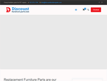 Tablet Screenshot of discountfurnitureparts.com